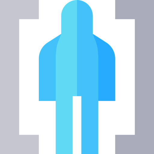 escaneo corporal Basic Straight Flat icono