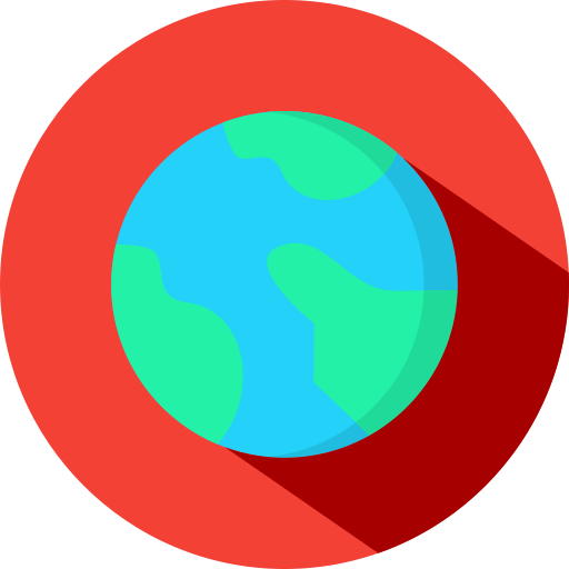世界 Generic color fill icon