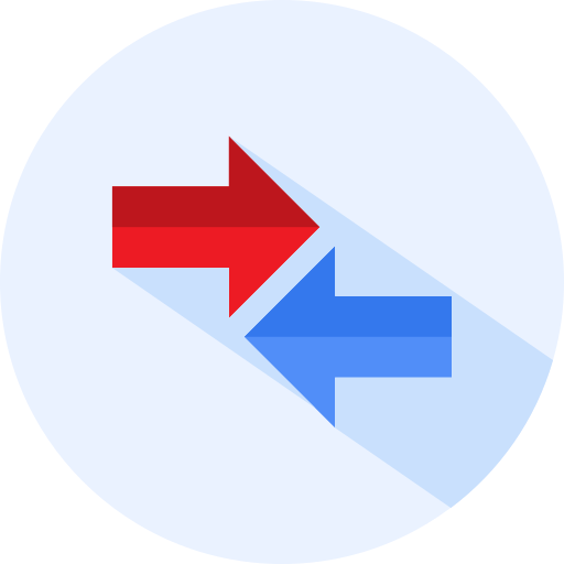 Transfer Generic color fill icon