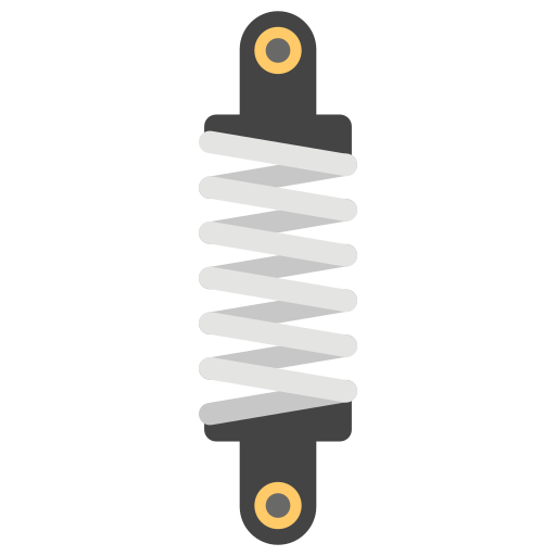 Shock Absorber Generic color fill icon