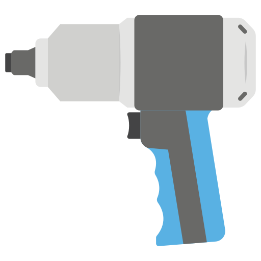 Spray gun Generic color fill icon