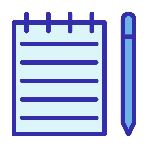 Note book Generic color lineal-color icon
