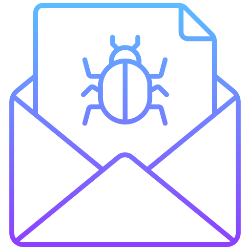 malware Generic gradient outline icona