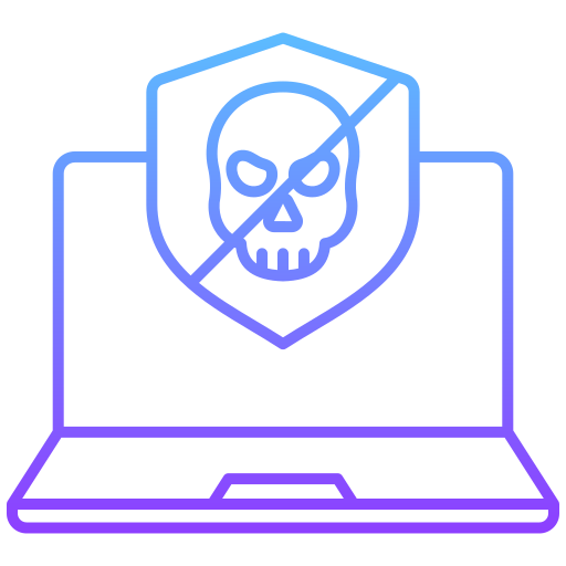 Malware Generic gradient outline icon