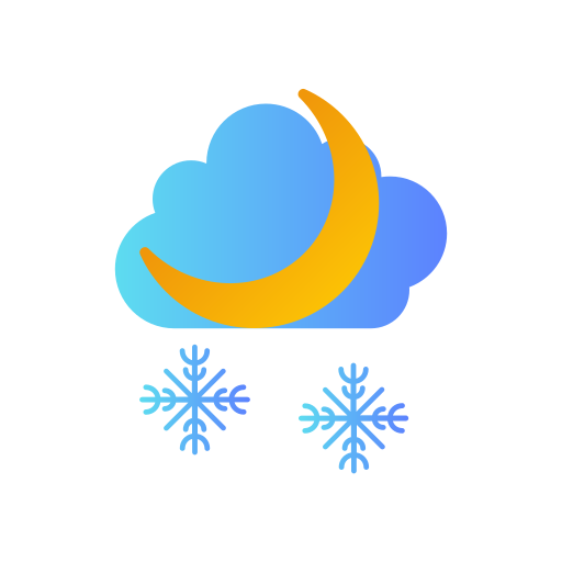 Snow Cloud Generic gradient fill icon