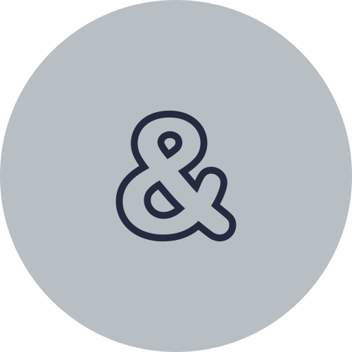 ampersand Generic color fill icono