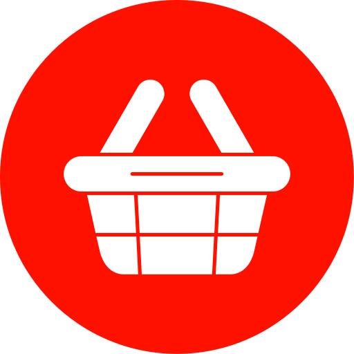 cesta de la compra Generic color fill icono