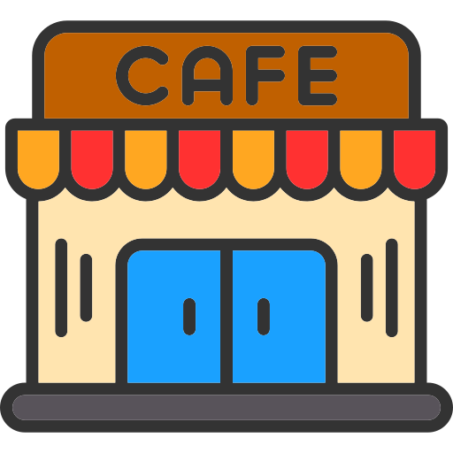 カフェ Generic color lineal-color icon