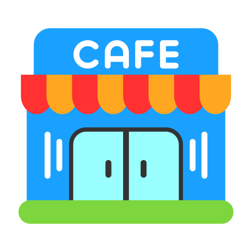 카페 Generic color fill icon