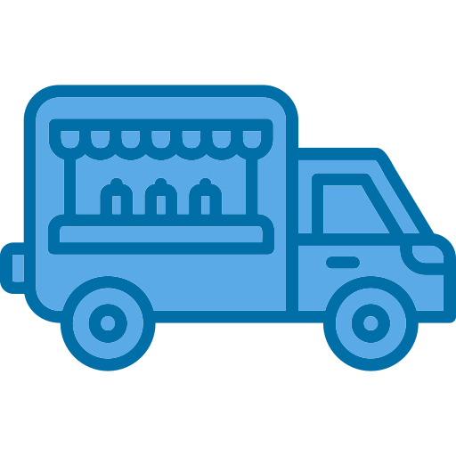 Food Truck Generic color lineal-color icon