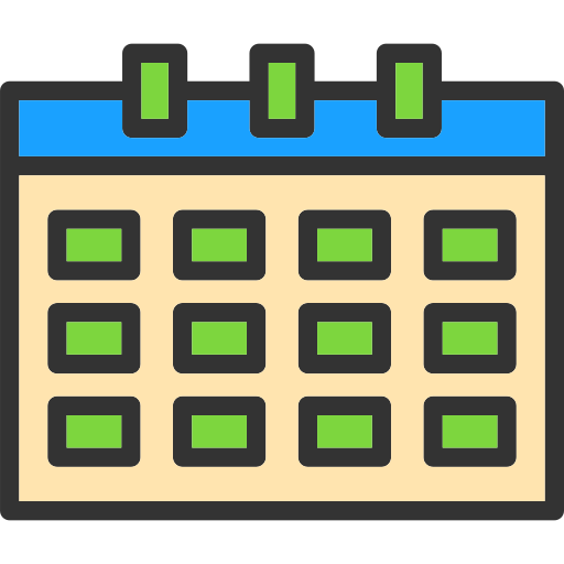 Schedule Generic color lineal-color icon