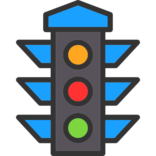 Traffic lights Generic color lineal-color icon