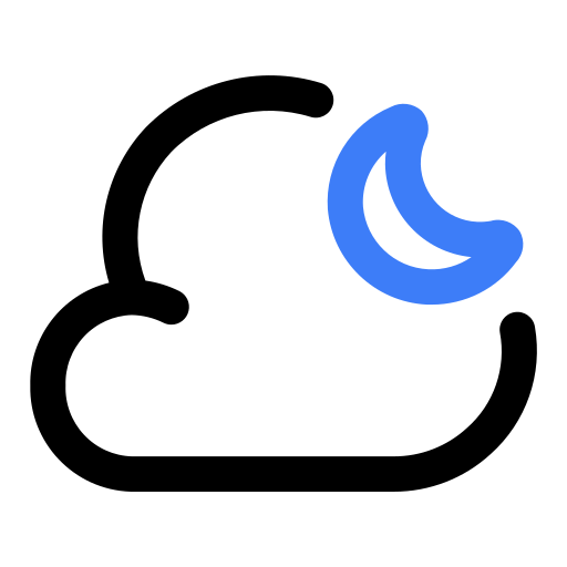 media luna Generic color outline icono
