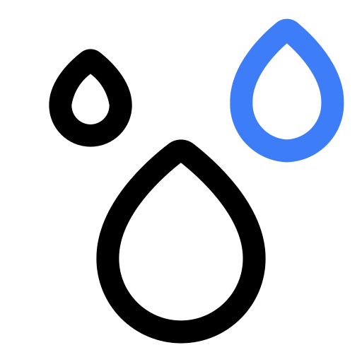 вода Generic color outline иконка