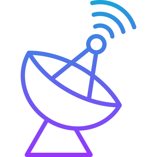satellite Generic gradient outline Icône
