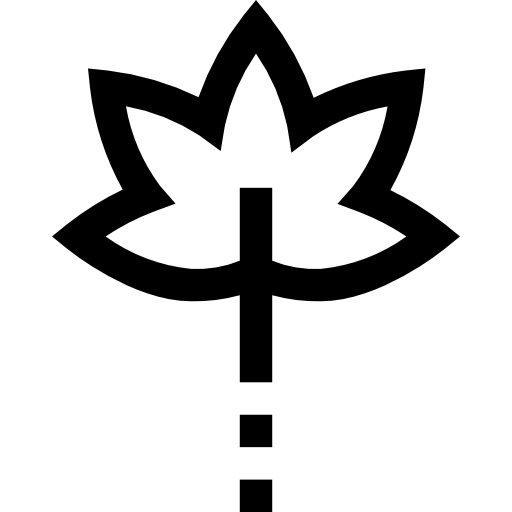 liść Pixelmeetup Lineal ikona
