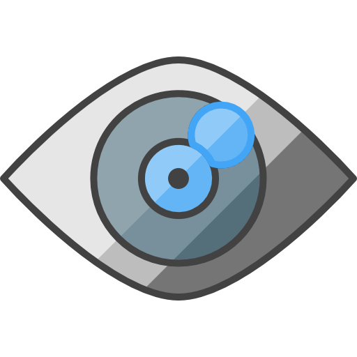 Eye Inipagistudio Lineal Color icon