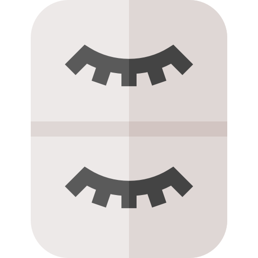 Eyelash Basic Straight Flat icon