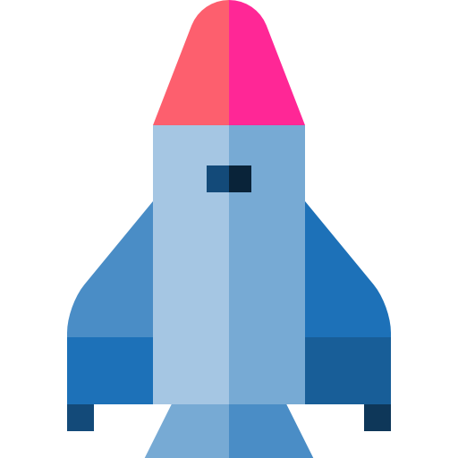 rakete Basic Straight Flat icon
