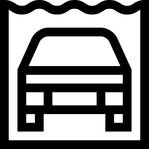 amphibienauto Basic Straight Lineal icon