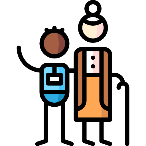 지원자 Puppet Characters Lineal Color icon