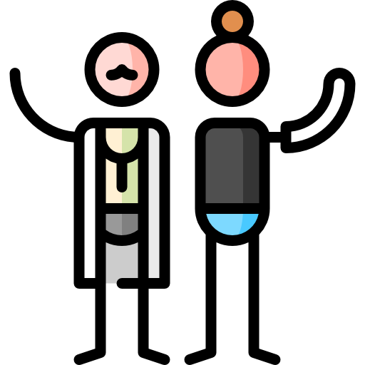 arzt Puppet Characters Lineal Color icon