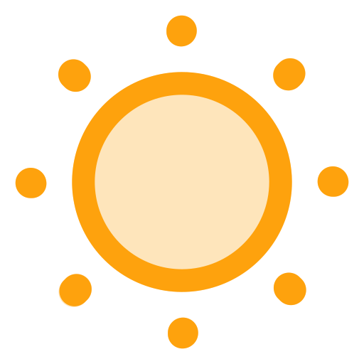 Światło słoneczne Generic color lineal-color ikona