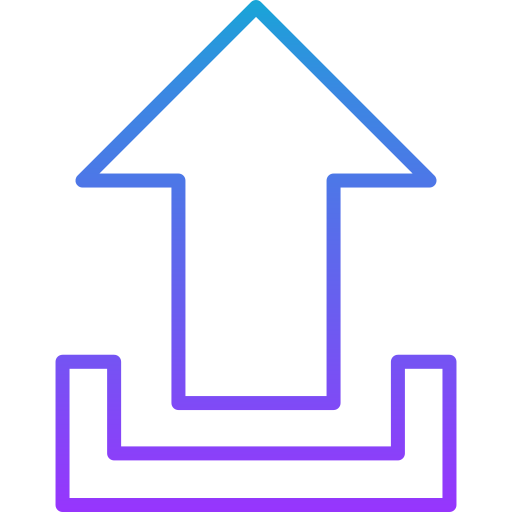 hochladen Generic gradient outline icon