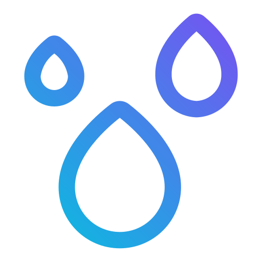 water Generic gradient outline icon