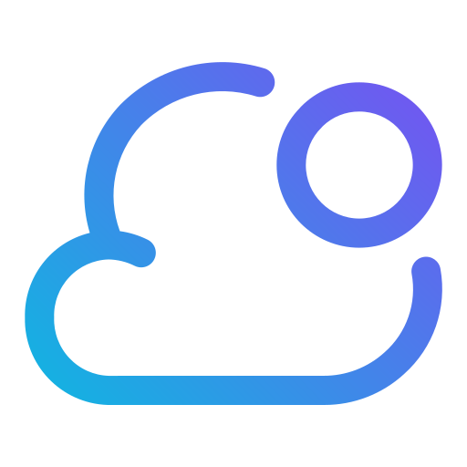 Cloud Generic gradient outline icon