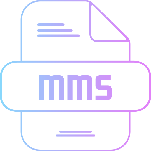 mms Generic gradient outline icon