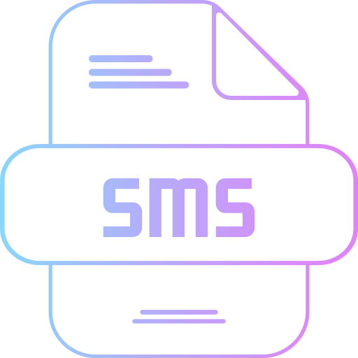 sms Generic gradient outline icoon