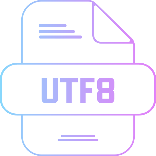 utf8 Generic gradient outline icon