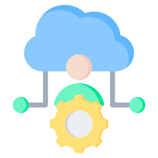 użytkownik chmury Generic color fill ikona