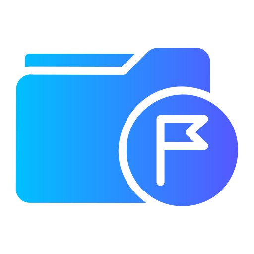 Folder Generic gradient fill icon