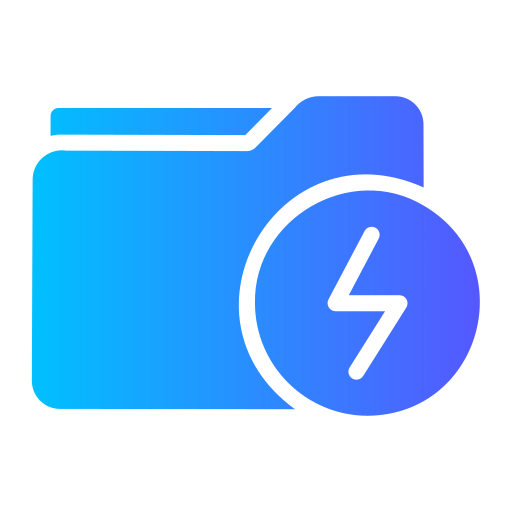 フォルダ Generic gradient fill icon