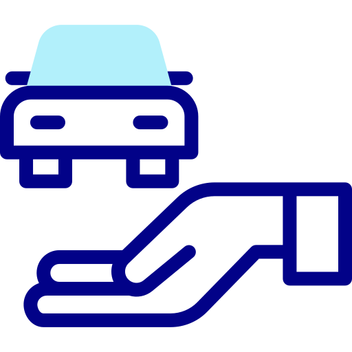 Car sharing Detailed Mixed Lineal color icon