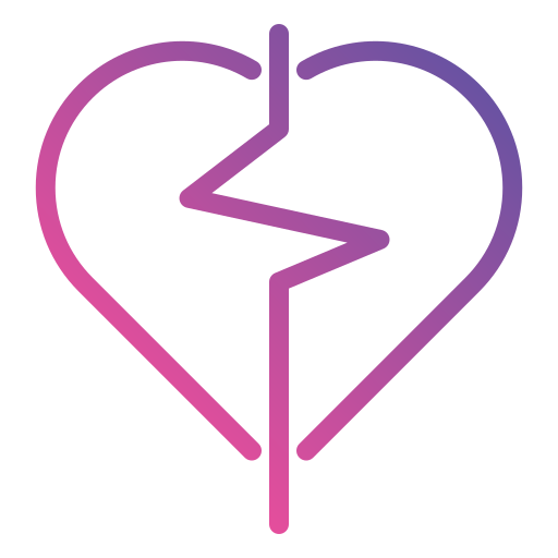 corazón Generic gradient outline icono