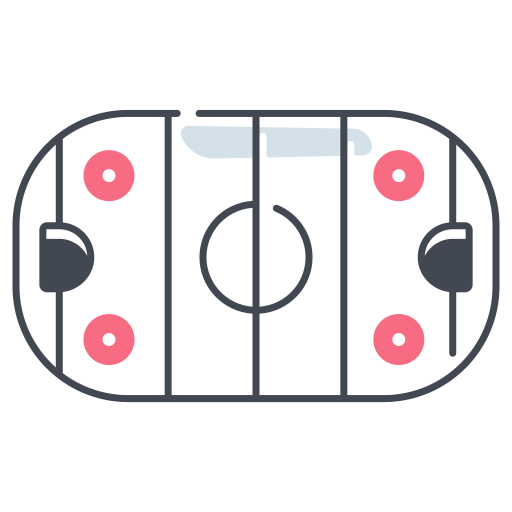 terrain de hockey Generic color fill Icône