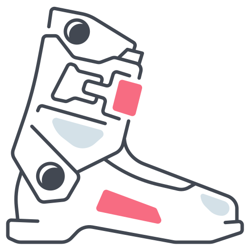 botas de esqui Generic color fill icono