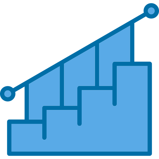 escalier Generic color lineal-color Icône