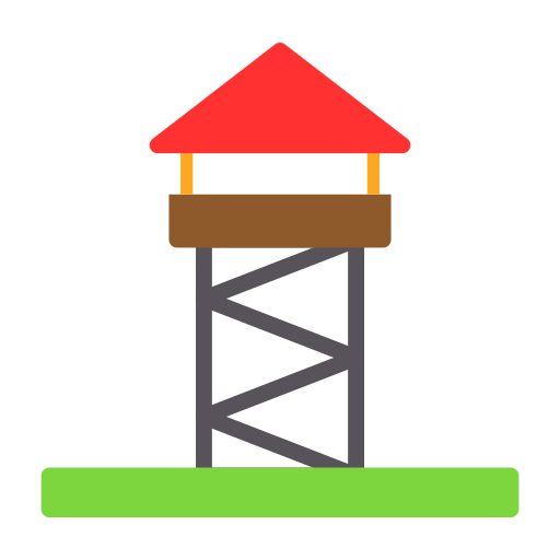 torre Generic color fill icono