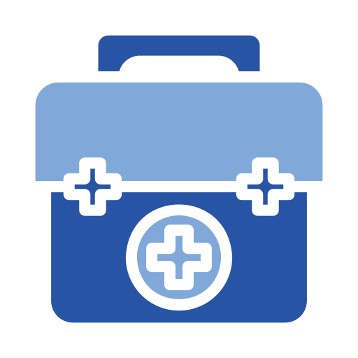 Medicine box Generic color fill icon