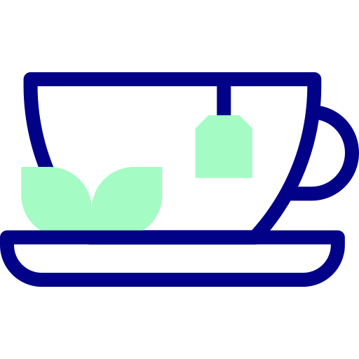 Tea Detailed Mixed Lineal color icon