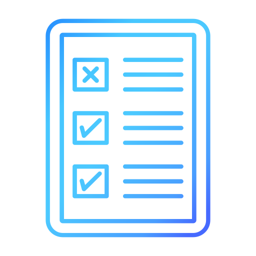 Checklist Generic gradient outline icon