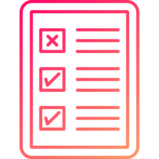 Checklist Generic gradient outline icon