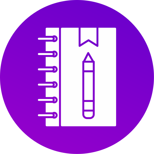 Notebooks Generic gradient fill icon