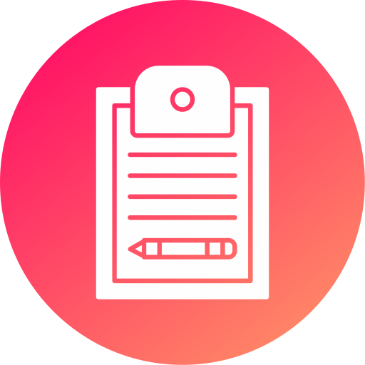 Note pad Generic gradient fill icon