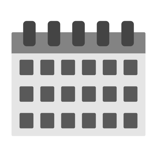 Calendar Generic color fill icon
