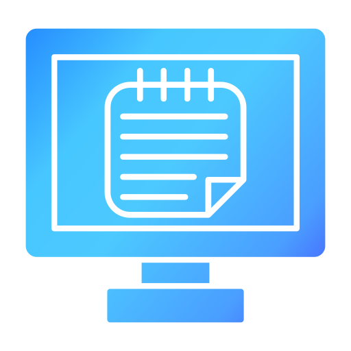 Notes Generic gradient fill icon